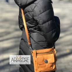 Rugged Hide Sylvia RH-13690 Small Soft Leather Ladies Cross Body Bag WOMEN