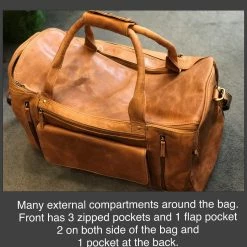 Oran Leather U-736 Lone Ranger Leather Overnight Bag SALE