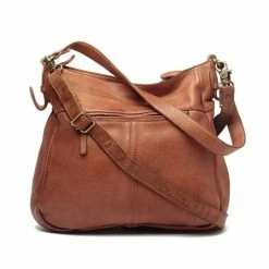 Rugged Hide Lara RH-2509 Shoulder Bag With Studs And Laser Cuts Design