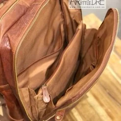Outlet 😀 Rugged Hide Fox RH-235 Unisex Leather Laptop / Travel 🎒 Backpack 👩 WOMEN 🎁 27 Rugged Hide Fox RH-235 Unisex Leather Laptop / Travel Backpack WOMEN