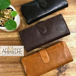 Rugged Hide RH-3030 Nova Press Stud Tab Ladies Leather Wallet WOMEN