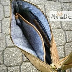 Rugged Hide Marcelle RH-13689 Small Soft Leather Crossbody Leather Pouch Bag