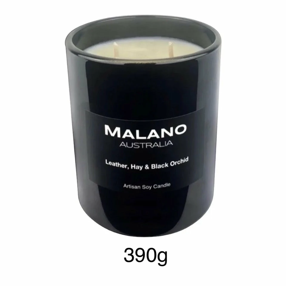 Hot Sale ๐ Malano - Made In Tasmania Malano Soy Candle - Leather, Hay & Black Orchid โจ 4 Malano - Made In Tasmania Malano Soy Candle - Leather, Hay & Black Orchid