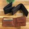 Rugged Hide Jesse RH-128 Jesse Men's Leather Wallet With Coin