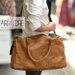 Oran Leather U-736 Lone Ranger Leather Overnight Bag SALE