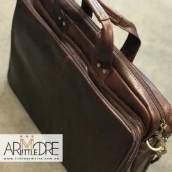 Satchel / Laptop Bag Oran Leather OB-23082 Vince Business Leather Laptop Bag