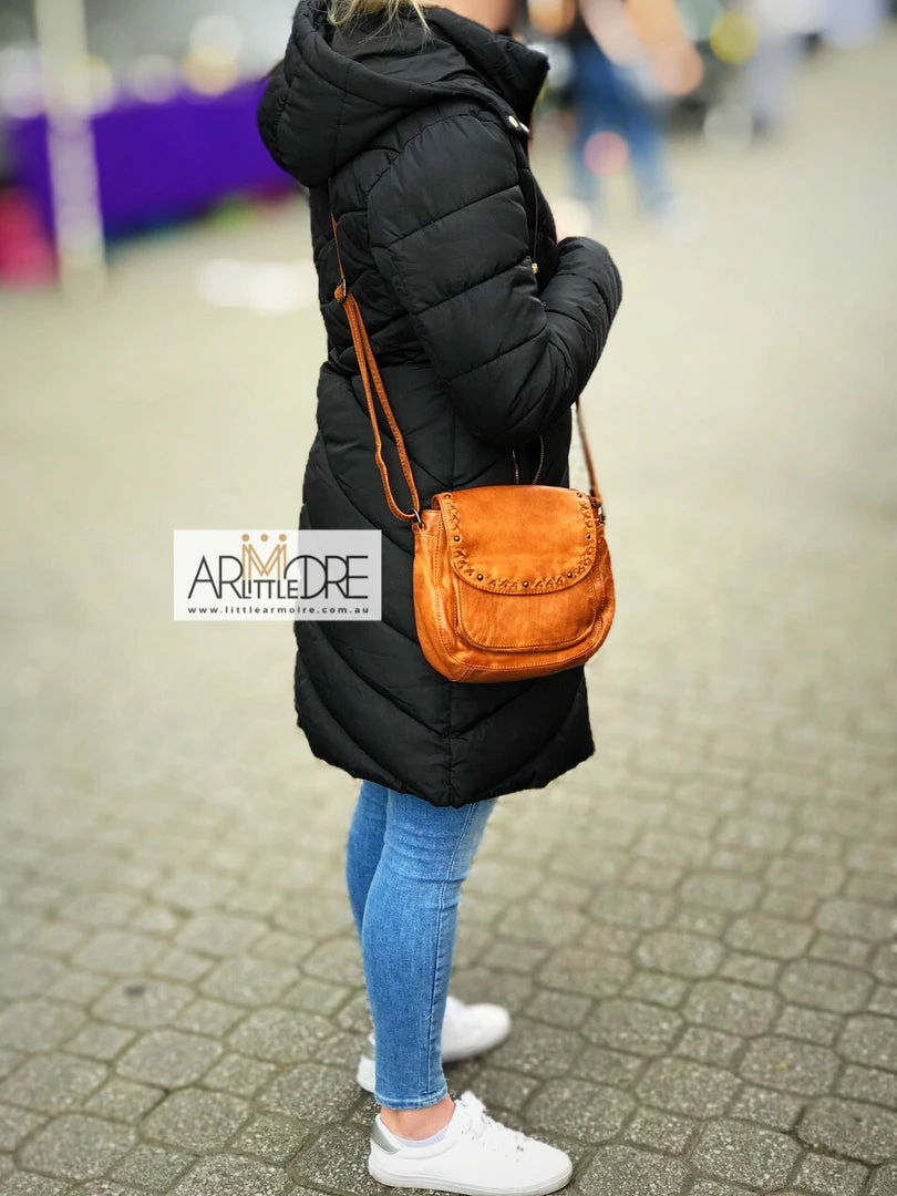 Brand new ⭐ WOMEN Rugged Hide Ellie RH-41306 Medium Ladies Leather Crossbody Bag ⌛ 3 WOMEN Rugged Hide Ellie RH-41306 Medium Ladies Leather Crossbody Bag