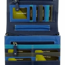 Franco Bonini FB-1321 Multi Card Organiser RFID Protected Travel Leather Bag