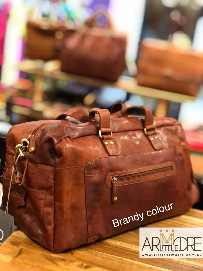 Flash Sale 𧨠Oran Leather OB-17336 Leather Travel Bag / Luggage π 5 Oran Leather OB-17336 Leather Travel Bag / Luggage