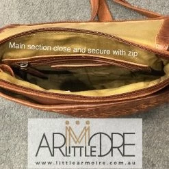 Rugged Hide Mariana RH-3035 Woven Leather Cross Body Bag