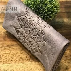 Rugged Hide Maeve RH-1979 Soft Leather Ladies Wallet With Weave Design