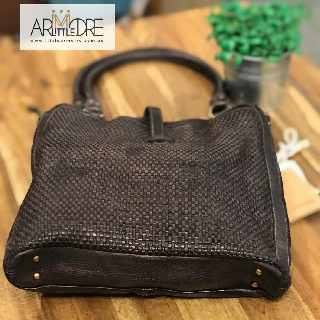 Wholesale π WOMEN Rugged Hide Magnolia RH-2943 Ladies Weave Details Shopper Bag π 18 WOMEN Rugged Hide Magnolia RH-2943 Ladies Weave Details Shopper Bag
