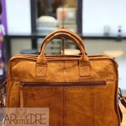 Rugged Hide Cooper RH-5006 Vintage Business Leather Laptop / Document Bag