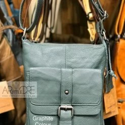 Rugged Hide RH-9526 Audrina Cross Body Leather Bag WOMEN