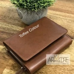 Oran Leather WL-398 Ruby Small Compact Leather Wallet