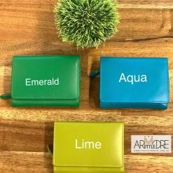 Oran Leather WL-398 Ruby Small Compact Leather Wallet