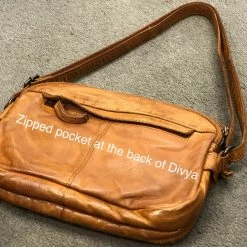 Rugged Hide RH-36136 Divya Woven Compact Cross Body Leather Bag WOMEN