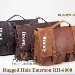 New π Oran Leather Satchel / Laptop Bag Rugged Hide RH-6000 Emerson Classic Laptop Bag π 22 Oran Leather Satchel / Laptop Bag Rugged Hide RH-6000 Emerson Classic Laptop Bag