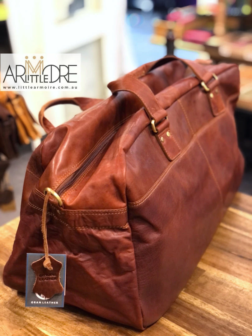 Flash Sale 𧨠Oran Leather OB-17336 Leather Travel Bag / Luggage π 8 Oran Leather OB-17336 Leather Travel Bag / Luggage