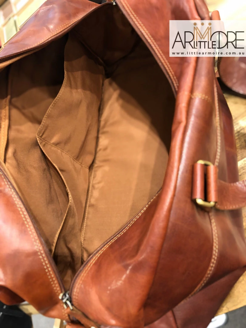 Flash Sale 𧨠Oran Leather OB-17336 Leather Travel Bag / Luggage π 7 Oran Leather OB-17336 Leather Travel Bag / Luggage