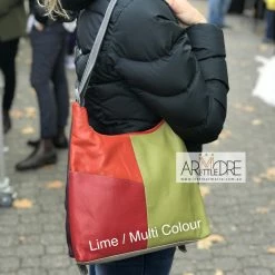 WOMEN Franco Bonini FB-207 Convertible Leather Shoulder Bag / Backpack