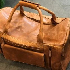 Oran Leather U-736 Lone Ranger Leather Overnight Bag SALE