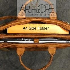 Rugged Hide Cooper RH-5006 Vintage Business Leather Laptop / Document Bag