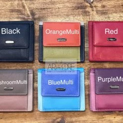 Franco Bonini FB-15033 Mini RFID Leather Wallet / Coin Purse