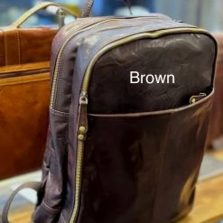 Outlet 😀 Rugged Hide Fox RH-235 Unisex Leather Laptop / Travel 🎒 Backpack 👩 WOMEN 🎁 33 Rugged Hide Fox RH-235 Unisex Leather Laptop / Travel Backpack WOMEN