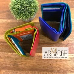 Oran Leather WL-398 Ruby Small Compact Leather Wallet