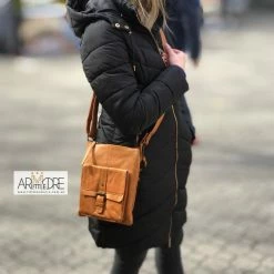 Rugged Hide RH-9526 Audrina Cross Body Leather Bag WOMEN