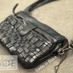 New 🛒 WOMEN Rugged Hide RH-32663 Sadie Ladies Woven Sling Bag And Clutch 🛒 16 WOMEN Rugged Hide RH-32663 Sadie Ladies Woven Sling Bag And Clutch