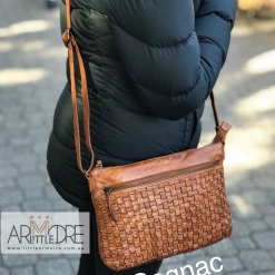 Rugged Hide RH-35557 Maddison Ladies Woven Design Sling Bag WOMEN