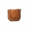 WOMEN Rugged Hide Poe RH-36454 Ladies Crossover Leather Bag With Studded Design Flap