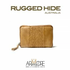 Brand new ⭐ Rugged Hide Pearl RH-2217 Ladies Medium Size Zip Around Lattice Weave Design Wallet 👩 WOMEN 🎁 20 Rugged Hide Pearl RH-2217 Ladies Medium Size Zip Around Lattice Weave Design Wallet WOMEN