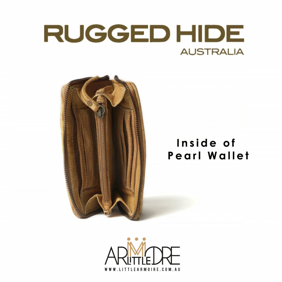 Brand new ⭐ Rugged Hide Pearl RH-2217 Ladies Medium Size Zip Around Lattice Weave Design Wallet 👩 WOMEN 🎁 9 Rugged Hide Pearl RH-2217 Ladies Medium Size Zip Around Lattice Weave Design Wallet WOMEN