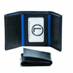 Rugged Hide MEN Oran Leather RW-06 Marcus Tri-Fold Leather Wallet