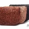 SALE Rugged Hide Lainie RH-2517 Crossbody Bag With Studs And Laser Cuts Design