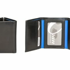 Rugged Hide MEN Oran Leather RW-06 Marcus Tri-Fold Leather Wallet