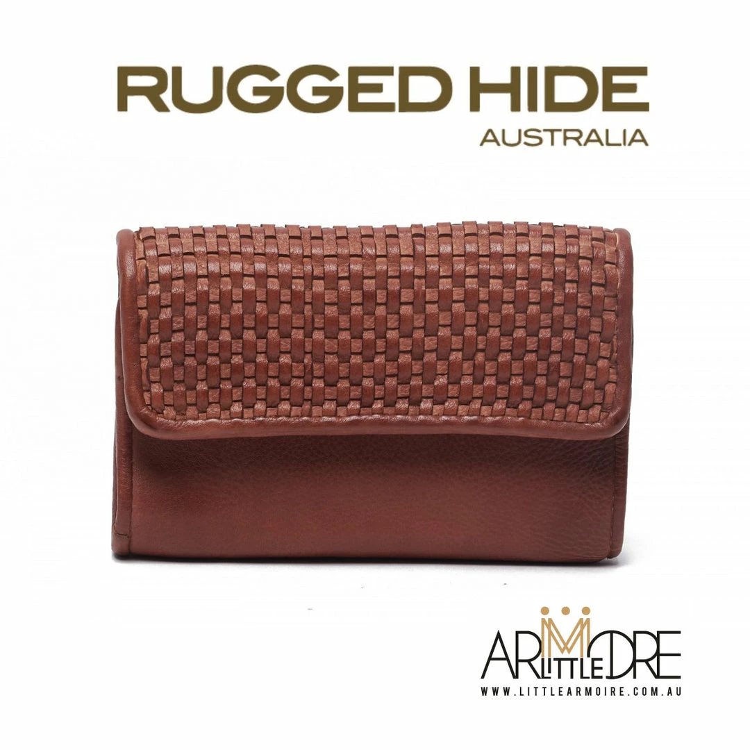 Discount ๐ฏ WOMEN Rugged Hide Mira RH-2216 Ladies Medium Size Lattice Weave Design Wallet โ 5 WOMEN Rugged Hide Mira RH-2216 Ladies Medium Size Lattice Weave Design Wallet