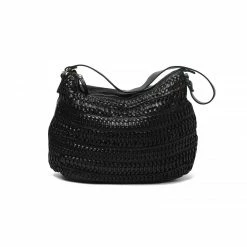 Rugged Hide Avalon RH-41025 Weave Boho Style Ladies Shoulder Leather Bag