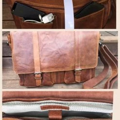 New π Oran Leather Satchel / Laptop Bag Rugged Hide RH-6000 Emerson Classic Laptop Bag π 19 Oran Leather Satchel / Laptop Bag Rugged Hide RH-6000 Emerson Classic Laptop Bag